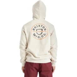 Brixton Crest Hoodie - Men's 19 Brixton Crest Hoodie - Men's -Unicus Shop BEBUORBLA D1
