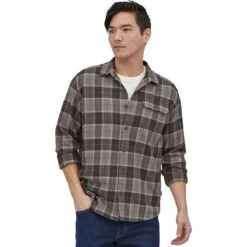 Patagonia Long-Sleeve Cotton In Conversion Fjord Flannel Shirt - Men's 15 Patagonia Long-Sleeve Cotton In Conversion Fjord Flannel Shirt - Men's -Unicus Shop BEPLFOGR