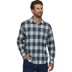 Patagonia Long-Sleeve Cotton In Conversion Fjord Flannel Shirt - Men's 14 Patagonia Long-Sleeve Cotton In Conversion Fjord Flannel Shirt - Men's -Unicus Shop BEPLTIBL