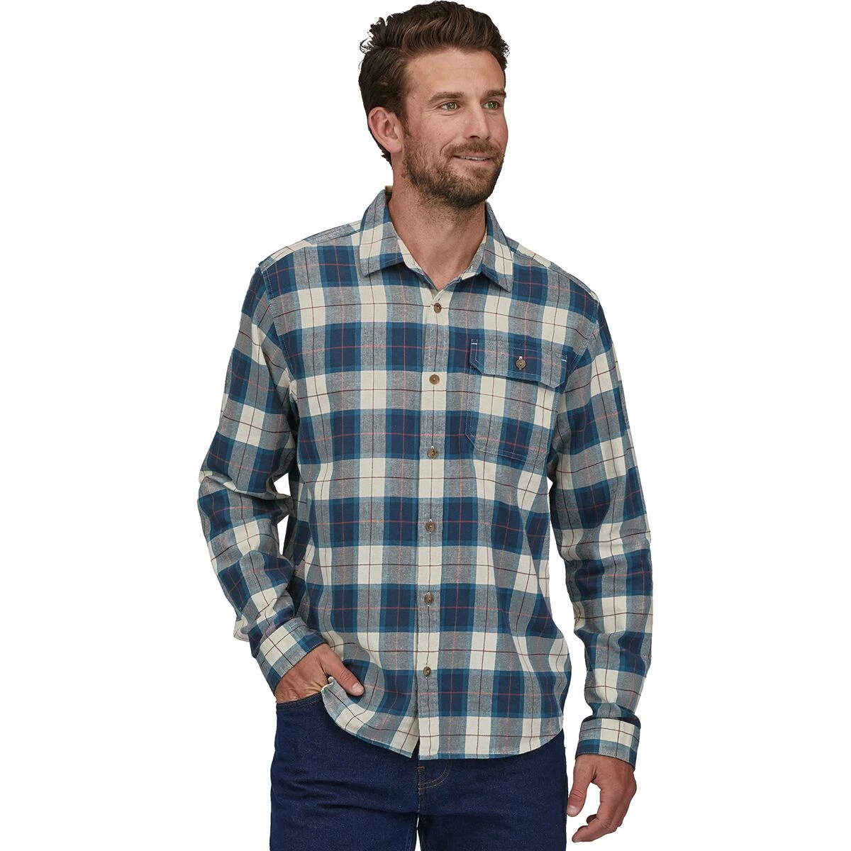 Patagonia Long-Sleeve Cotton In Conversion Fjord Flannel Shirt - Men's 7 Patagonia Long-Sleeve Cotton In Conversion Fjord Flannel Shirt - Men's - Image 5