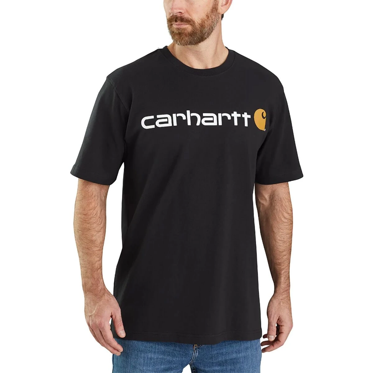 Carhartt Signature Logo Loose Fit Short-Sleeve T-Shirt - Men's 4 Carhartt Signature Logo Loose Fit Short-Sleeve T-Shirt - Men's - Image 2