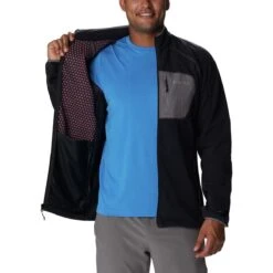 Columbia Outdoor Tracks Full-Zip Jacket - Men's 14 Columbia Outdoor Tracks Full-Zip Jacket - Men's -Unicus Shop BLACITGRE D4