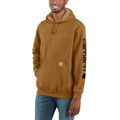 Carhartt Midweight Signature Sleeve Hooded Sweatshirt - Men's 18 Carhartt Midweight Signature Sleeve Hooded Sweatshirt - Men's -Unicus Shop CARBRO 2