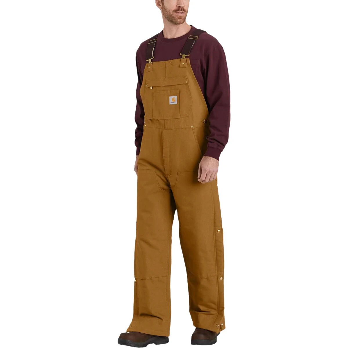Carhartt Firm Duck Insulated Bib Overall - Men's 8 Carhartt Firm Duck Insulated Bib Overall - Men's - Image 6