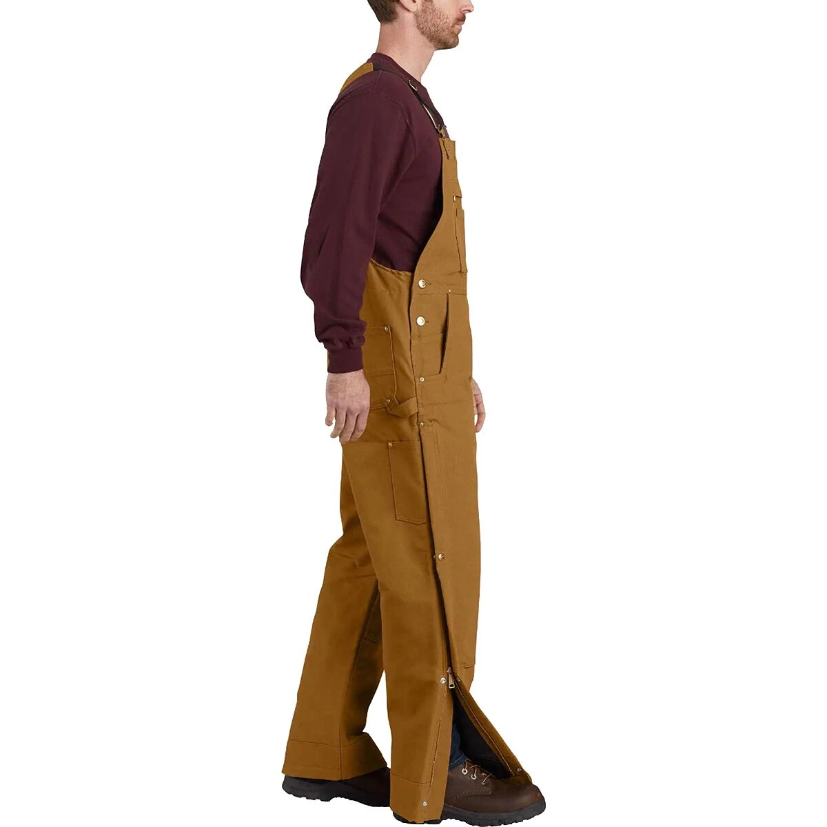 Carhartt Firm Duck Insulated Bib Overall - Men's 7 Carhartt Firm Duck Insulated Bib Overall - Men's - Image 5