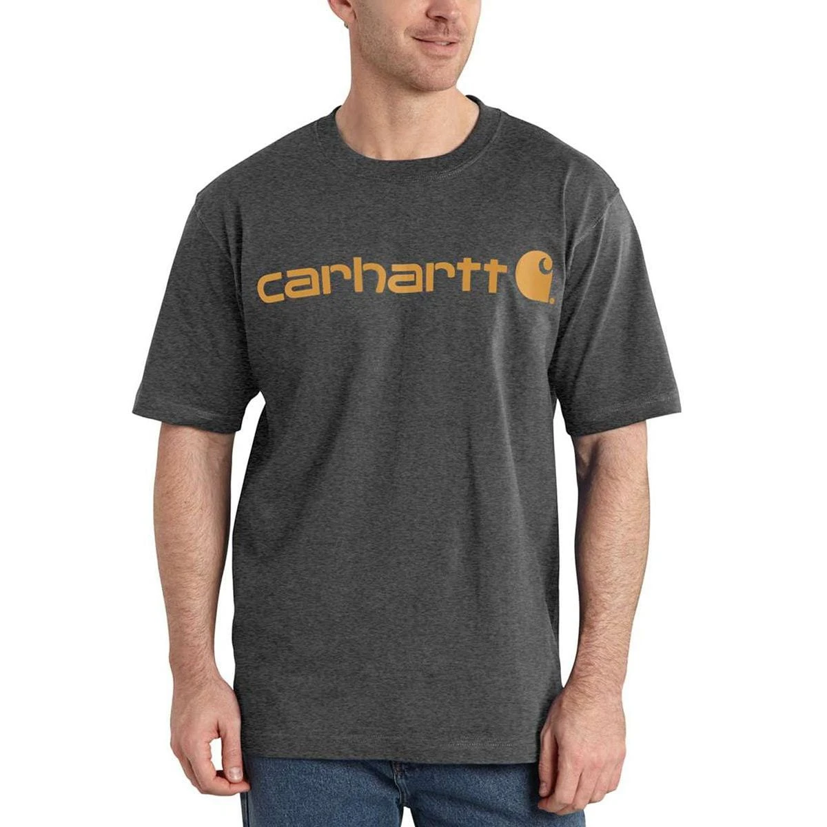 Carhartt Signature Logo Loose Fit Short-Sleeve T-Shirt - Men's 5 Carhartt Signature Logo Loose Fit Short-Sleeve T-Shirt - Men's - Image 3