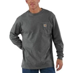 Carhartt Workwear Pocket Long-Sleeve T-Shirt - Men's 10 Carhartt Workwear Pocket Long-Sleeve T-Shirt - Men's -Unicus Shop CBHE 6