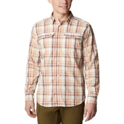 Columbia Silver Ridge 2.0 Plaid Long-Sleeve Shirt - Men's -Unicus Shop CHAGATPLA