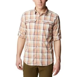 Columbia Silver Ridge 2.0 Plaid Long-Sleeve Shirt - Men's -Unicus Shop CHAGATPLA D2