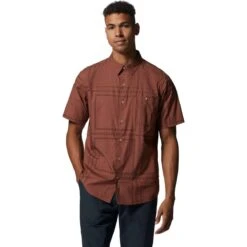 Mountain Hardwear Big Cottonwood Short-Sleeve Shirt - Men's 23 Mountain Hardwear Big Cottonwood Short-Sleeve Shirt - Men's -Unicus Shop CLEABAGR