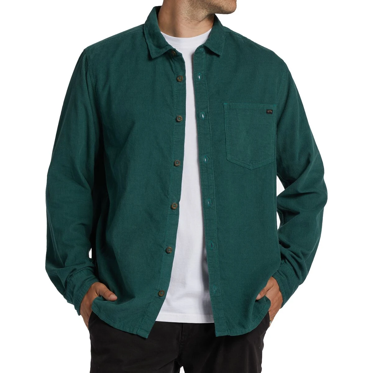 Billabong Bowie Cord Long-Sleeve Shirt - Men's 4 Billabong Bowie Cord Long-Sleeve Shirt - Men's - Image 2