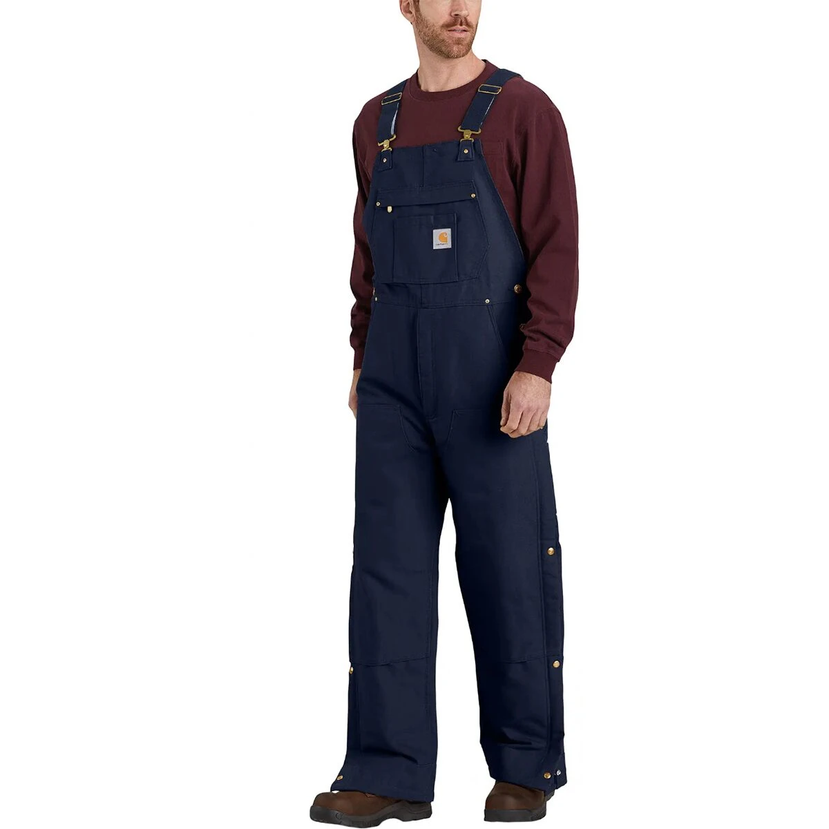 Carhartt Firm Duck Insulated Bib Overall - Men's 5 Carhartt Firm Duck Insulated Bib Overall - Men's - Image 3