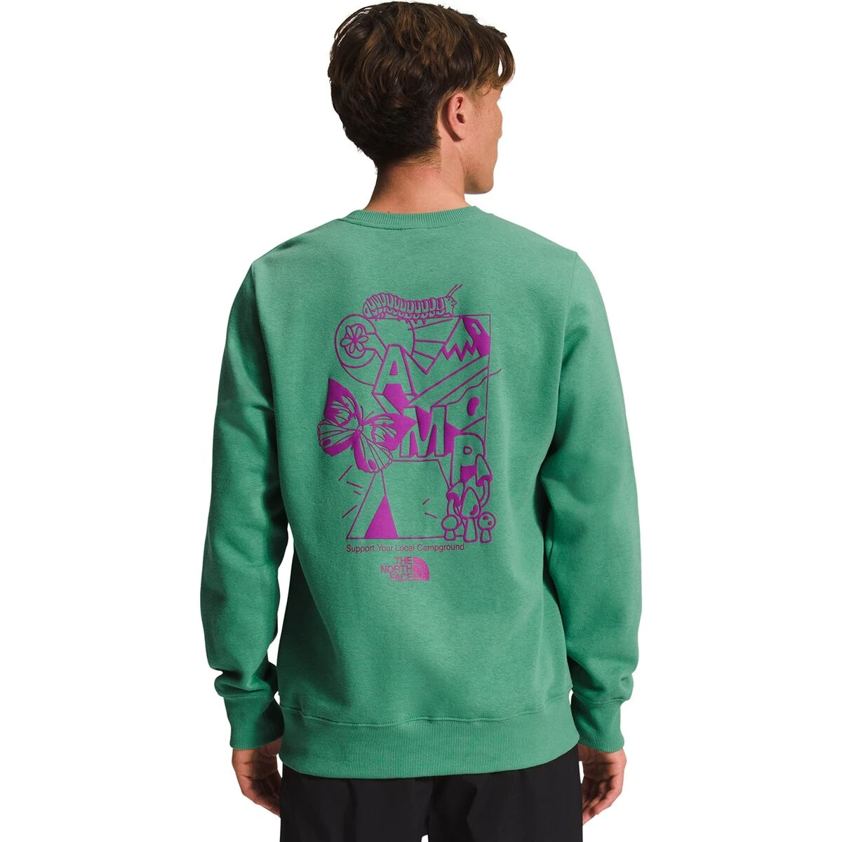 The North Face Places We Love Crew Sweatshirt - Men's 4 The North Face Places We Love Crew Sweatshirt - Men's - Image 2