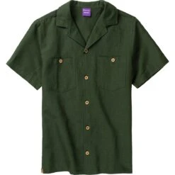 Textured Cotton Short-Sleeve Button Up - Men's -Unicus Shop DUFBAG