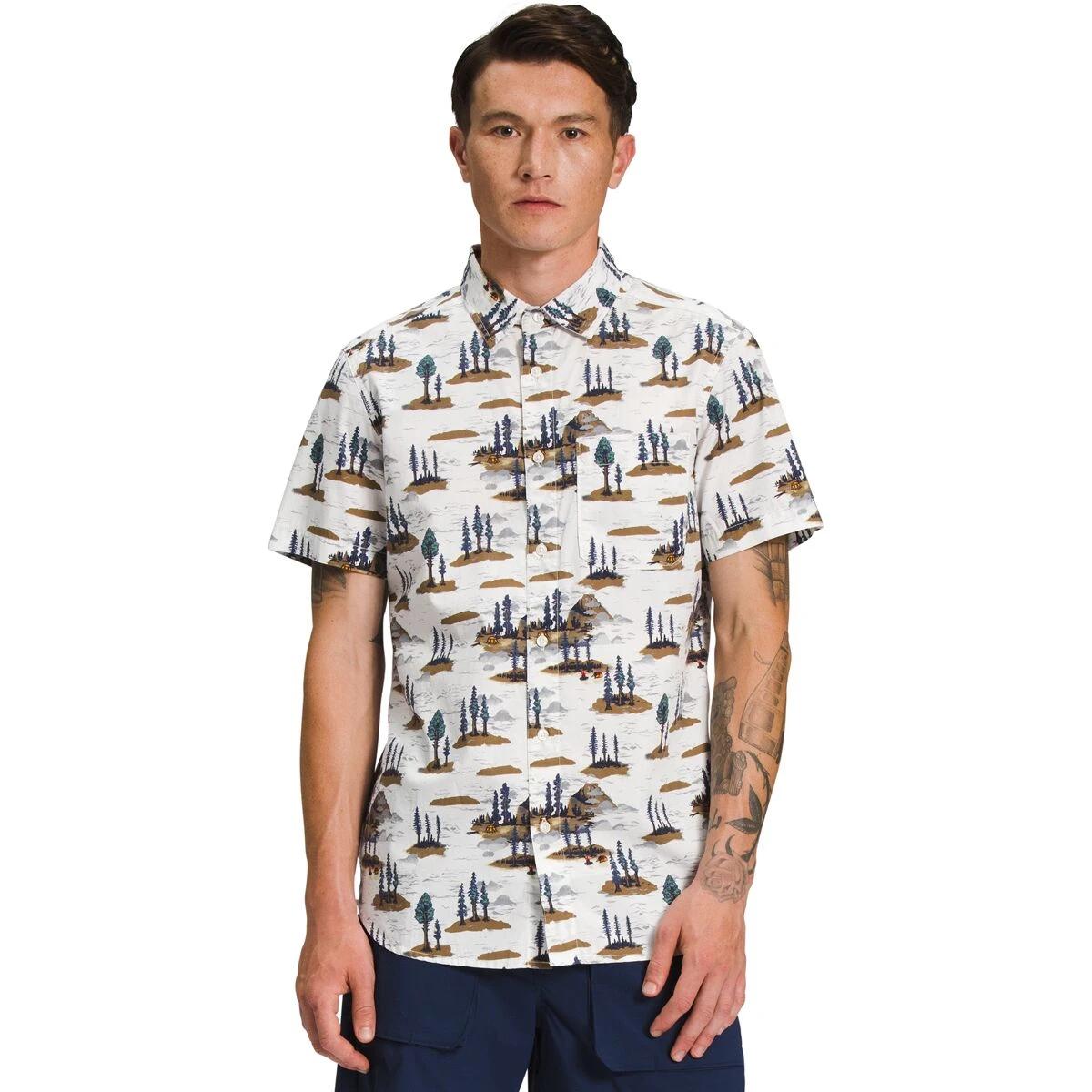 The North Face Short Sleeve Baytrail Pattern Shirt - Men's 6 The North Face Short Sleeve Baytrail Pattern Shirt - Men's - Image 4
