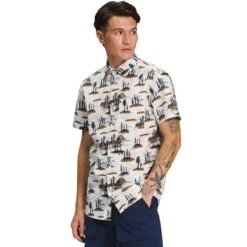 The North Face Short Sleeve Baytrail Pattern Shirt - Men's 12 The North Face Short Sleeve Baytrail Pattern Shirt - Men's -Unicus Shop GAWHCASCPR D1