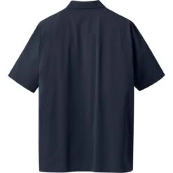 Descente Untrimmed Half-Sleeve Open Collar Shirt - Men's