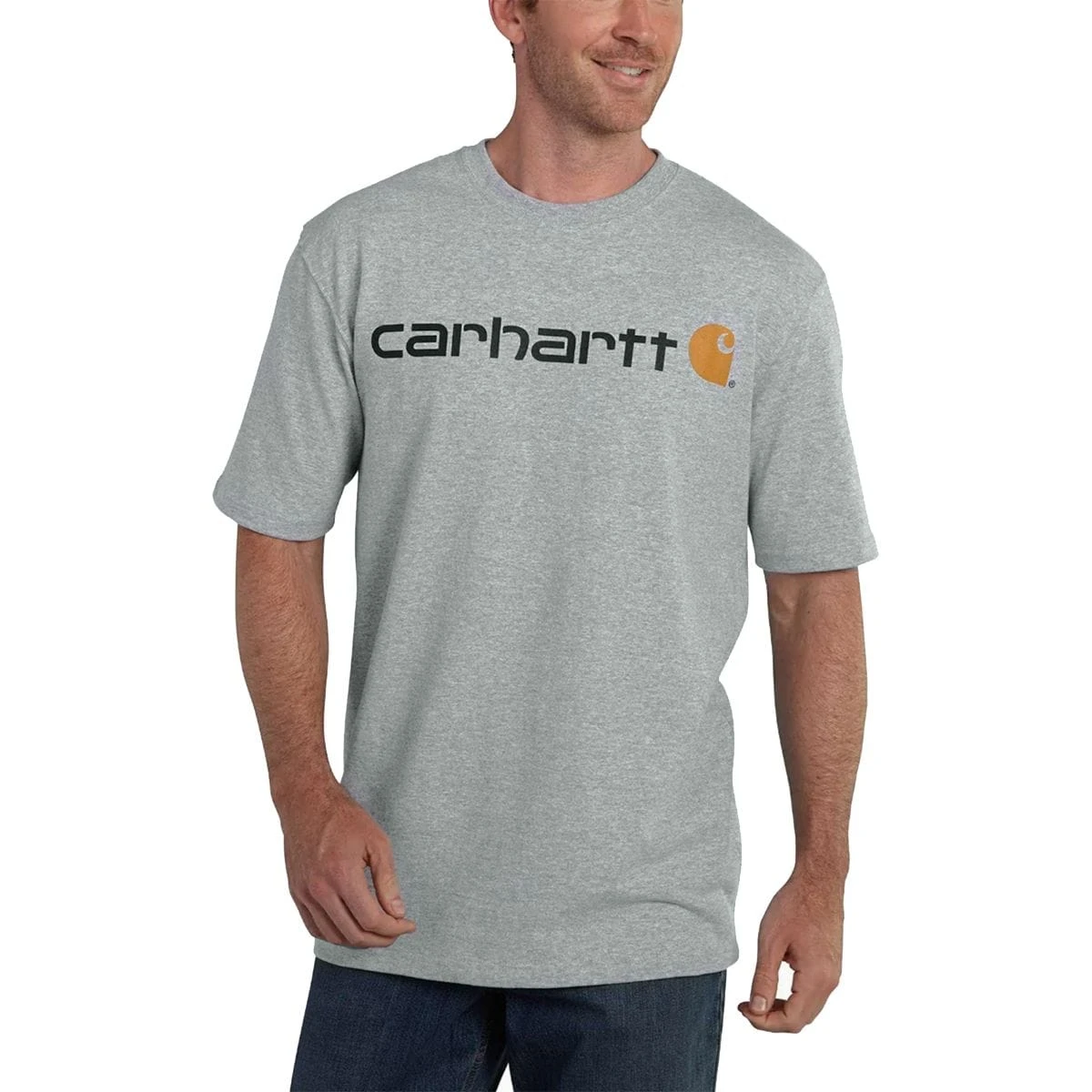 Carhartt Signature Logo Loose Fit Short-Sleeve T-Shirt - Men's 3 Carhartt Signature Logo Loose Fit Short-Sleeve T-Shirt - Men's