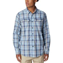 Columbia Silver Ridge 2.0 Plaid Long-Sleeve Shirt - Men's -Unicus Shop JESTGAPL