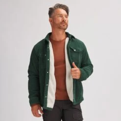 Corduroy High Pile Fleece Lined Shirt Jacket - Men's 12 Corduroy High Pile Fleece Lined Shirt Jacket - Men's -Unicus Shop KAT 1