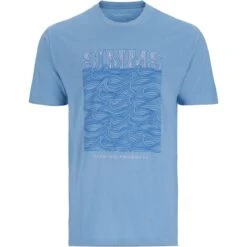 Simms Wave Short-Sleeve T-Shirt - Men's 7 Simms Wave Short-Sleeve T-Shirt - Men's -Unicus Shop LIGBLUHEA