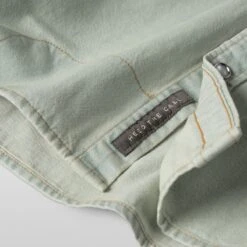 Crosscut Denim Snap Shirt - Men's