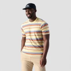 Stoic Short-Sleeve Striped T-Shirt - Men's -Unicus Shop MELYELSTR