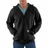 Carhartt Midweight Full-Zip Hooded Sweatshirt - Men's 2 Carhartt Midweight Full-Zip Hooded Sweatshirt - Men's -Unicus Shop MFZBLK