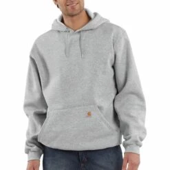 Carhartt Midweight Pullover Hooded Sweatshirt - Men's 12 Carhartt Midweight Pullover Hooded Sweatshirt - Men's -Unicus Shop MHPGRY