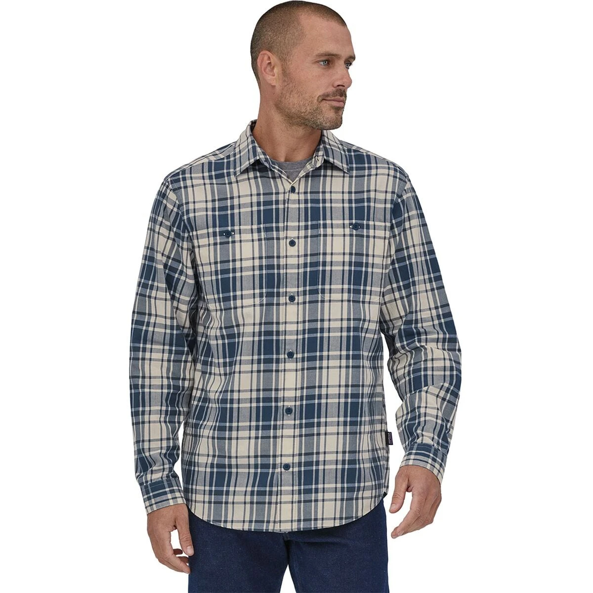 Patagonia Pima Cotton Long-Sleeve Shirt - Men's 5 Patagonia Pima Cotton Long-Sleeve Shirt - Men's - Image 3
