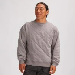 Quilted Crew Sweatshirt - Men's