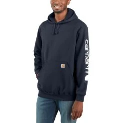 Carhartt Midweight Signature Sleeve Hooded Sweatshirt - Men's 23 Carhartt Midweight Signature Sleeve Hooded Sweatshirt - Men's -Unicus Shop NEWNV 3