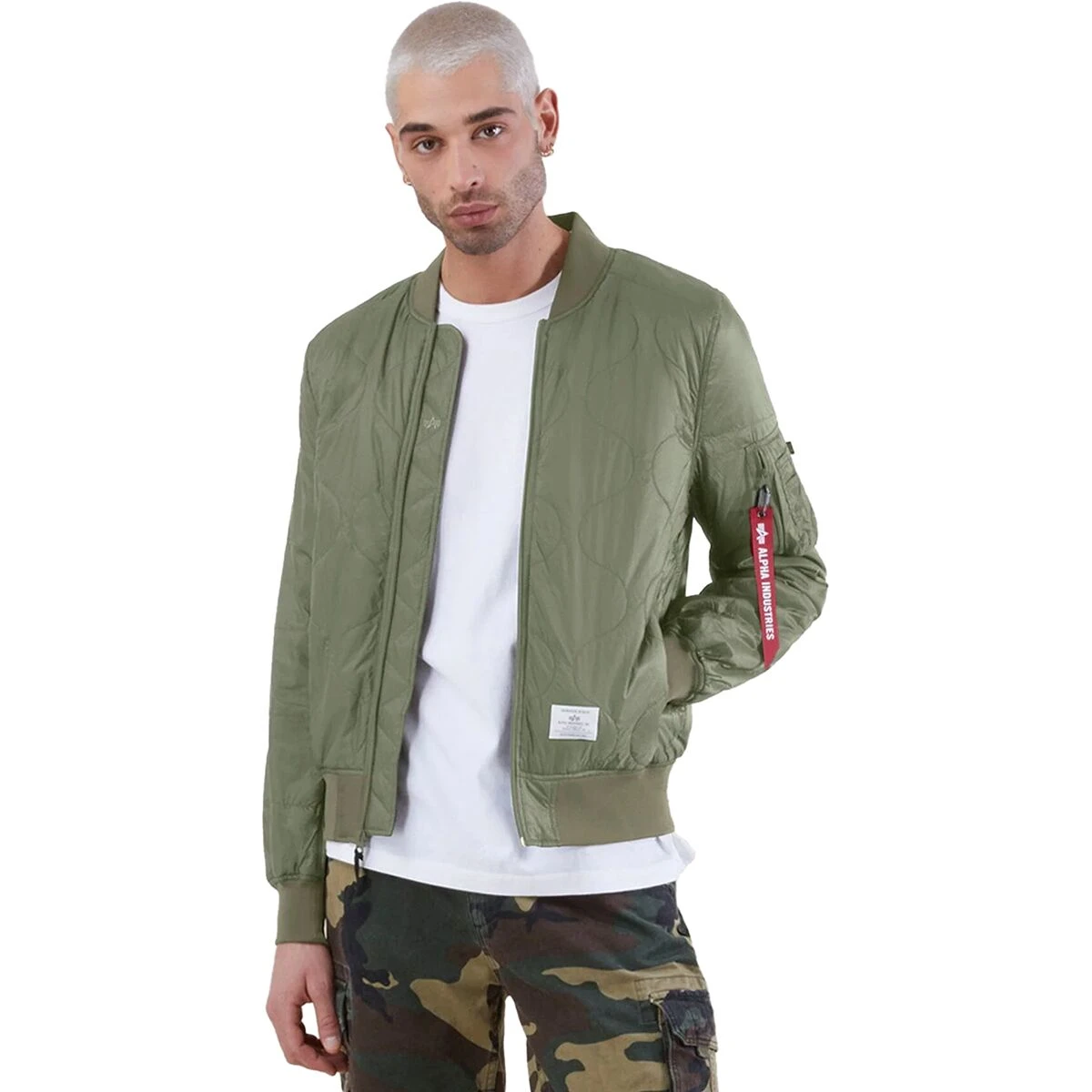 Alpha Industries L-2B Quilted Flight Jacket - Men's 4 Alpha Industries L-2B Quilted Flight Jacket - Men's - Image 2