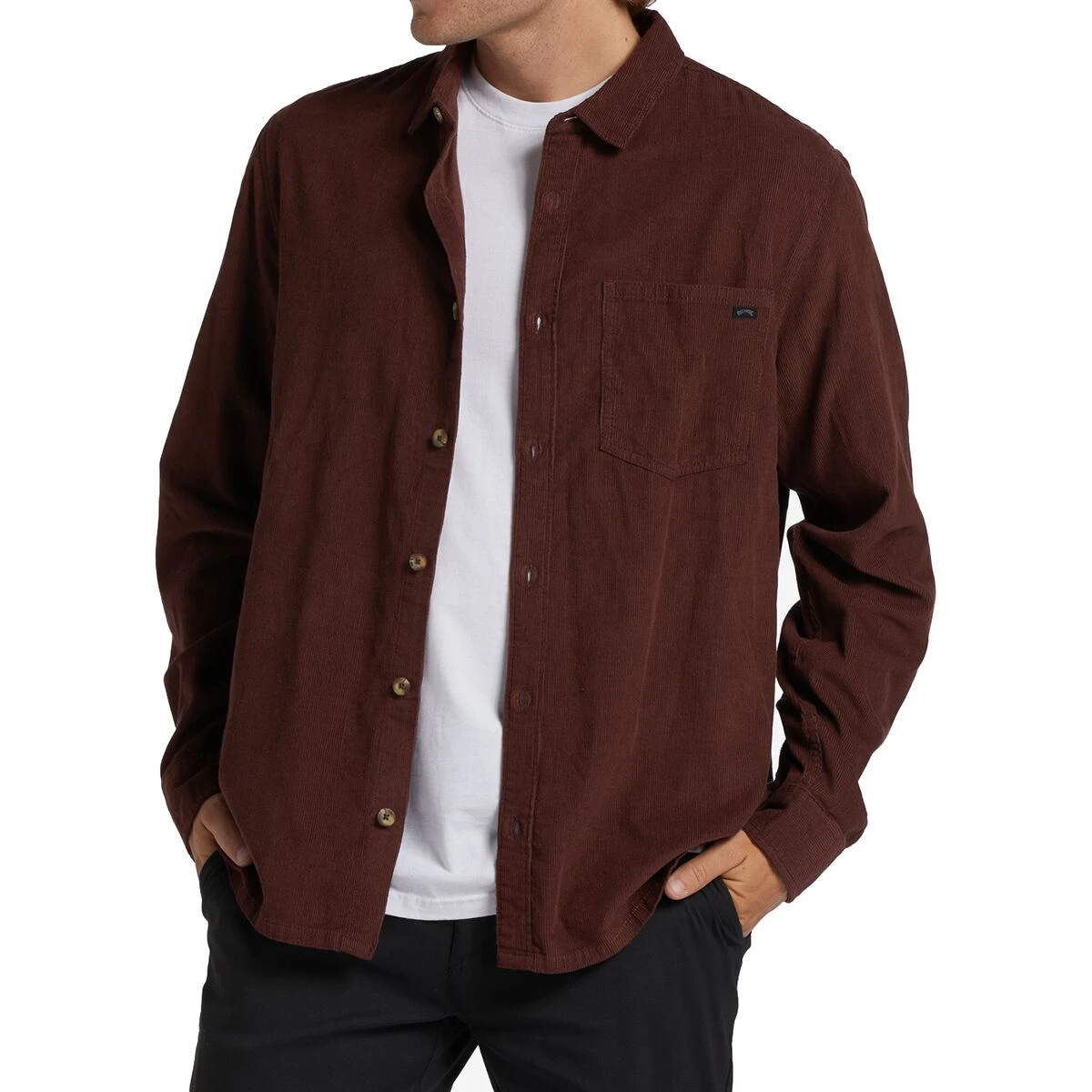 Billabong Bowie Cord Long-Sleeve Shirt - Men's 3 Billabong Bowie Cord Long-Sleeve Shirt - Men's