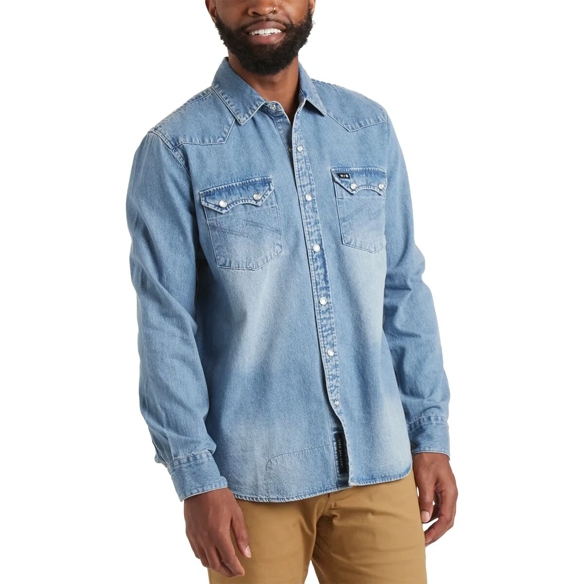 Crosscut Denim Snap Shirt - Men's 5 Crosscut Denim Snap Shirt - Men's - Image 3