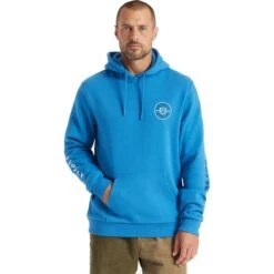 Brixton Crest Hoodie - Men's 22 Brixton Crest Hoodie - Men's -Unicus Shop SKYBLU