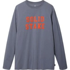 Snow Peak Solid Stake Felt Logo Long-Sleeve T-Shirt - Men's 15 Snow Peak Solid Stake Felt Logo Long-Sleeve T-Shirt - Men's -Unicus Shop SLA 2