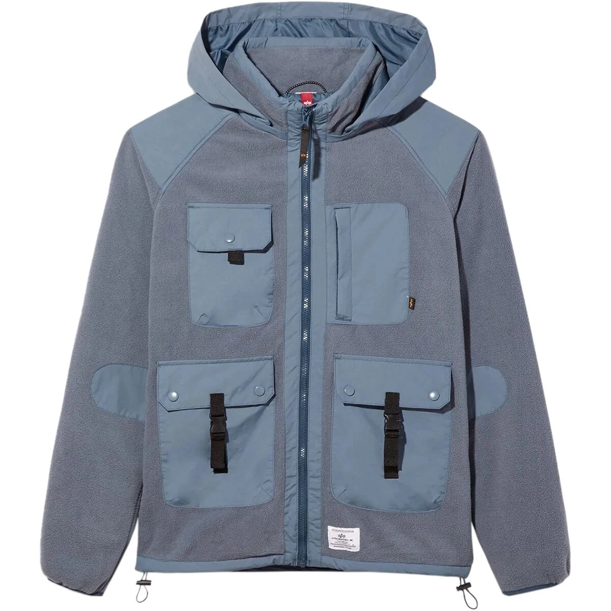 Alpha Industries Mixed Media Fleece Full-Zip Hoodie - Men's 9 Alpha Industries Mixed Media Fleece Full-Zip Hoodie - Men's - Image 7