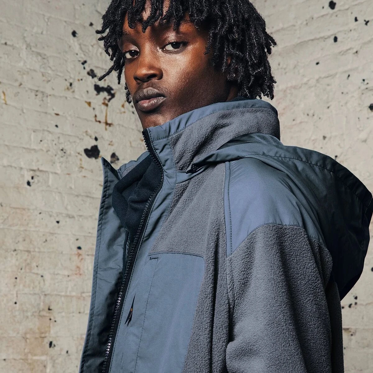 Alpha Industries Mixed Media Fleece Full-Zip Hoodie - Men's 3 Alpha Industries Mixed Media Fleece Full-Zip Hoodie - Men's