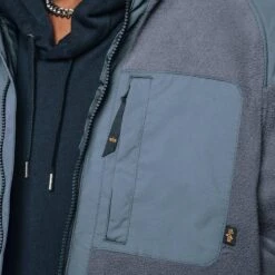 Alpha Industries Mixed Media Fleece Full-Zip Hoodie - Men's 14 Alpha Industries Mixed Media Fleece Full-Zip Hoodie - Men's -Unicus Shop SLABLU D3