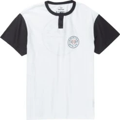 Brixton Crest Short-Sleeve Henley Knit T-Shirt - Men's 7 Brixton Crest Short-Sleeve Henley Knit T-Shirt - Men's -Unicus Shop WHIBLA