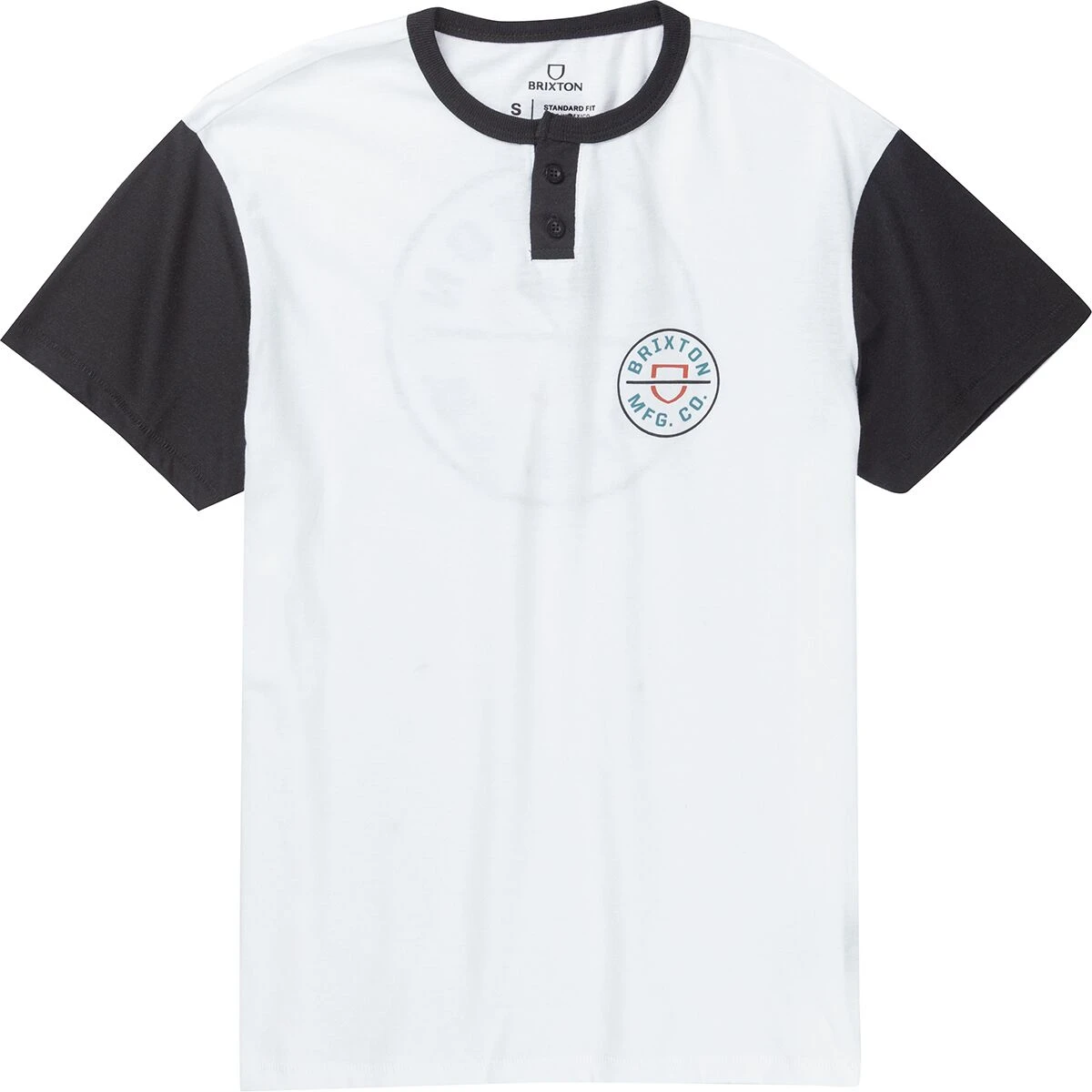 Brixton Crest Short-Sleeve Henley Knit T-Shirt - Men's 5 Brixton Crest Short-Sleeve Henley Knit T-Shirt - Men's - Image 3